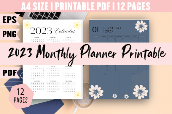 2023 Monthly Planner Printable: Your Design Framework for Organized Creativity