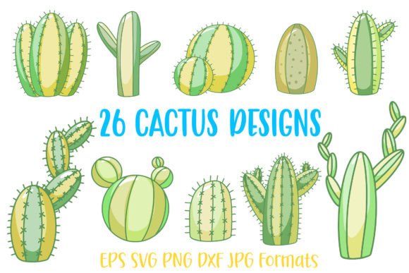 26 Cactus & Succulent Line Art Logos: A Versatile Design Toolkit