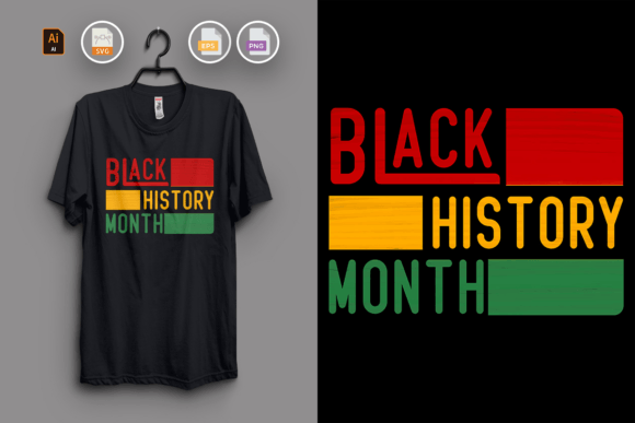 Designing Impact: Black History Month T-shirt Design Vol.4
