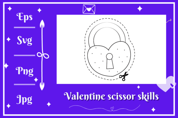 Love Lock - Valentine Scissors Skills: A Designer's Asset