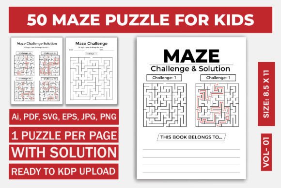 Maze Puzzle Learning & Solution for Kids: A Creative Asset