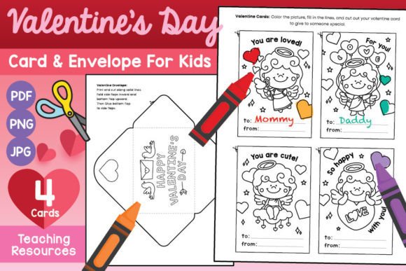Printable Valentine's Cards: DIY Design for Kids